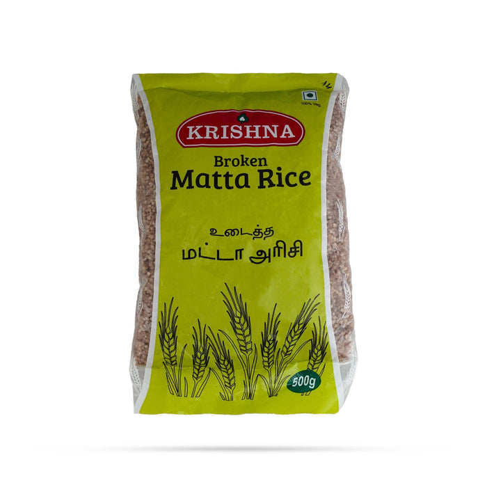 Matta Rice Broken - 500 Gms | Raw Broken Matta Rice / Broken Matta Rice / Matta Arisi Kurunai - Grocerries & Staples