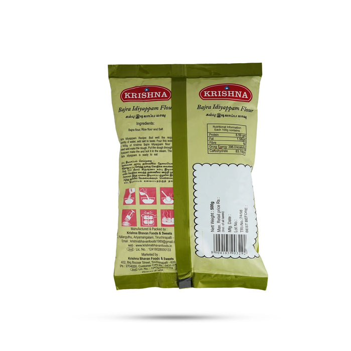 Bajra Idiyappam maavu - 500 Gms | Bajra Idiyappam Flour / Kambu Idiyappam maavu / Millet Mix - Rice & Flours