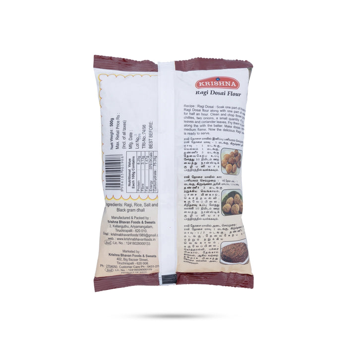 Ragi Dosai Maavu - 500 Gms | Finger Millet Powder/ Instant Mix - Instant Mixes