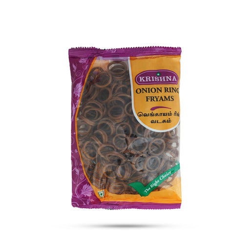 Onion Ring Fryms - 100 Gms | Vengayam Vathal/ Vengaya Vadagam/ Fryums/ Appalam - Papad & Vadam
