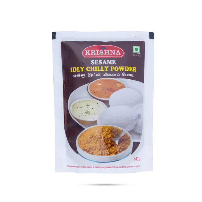 Sesame Idly Chilly Powder - 100 Gms | Ellu Idli Podi/ Ellu Milagai Podi