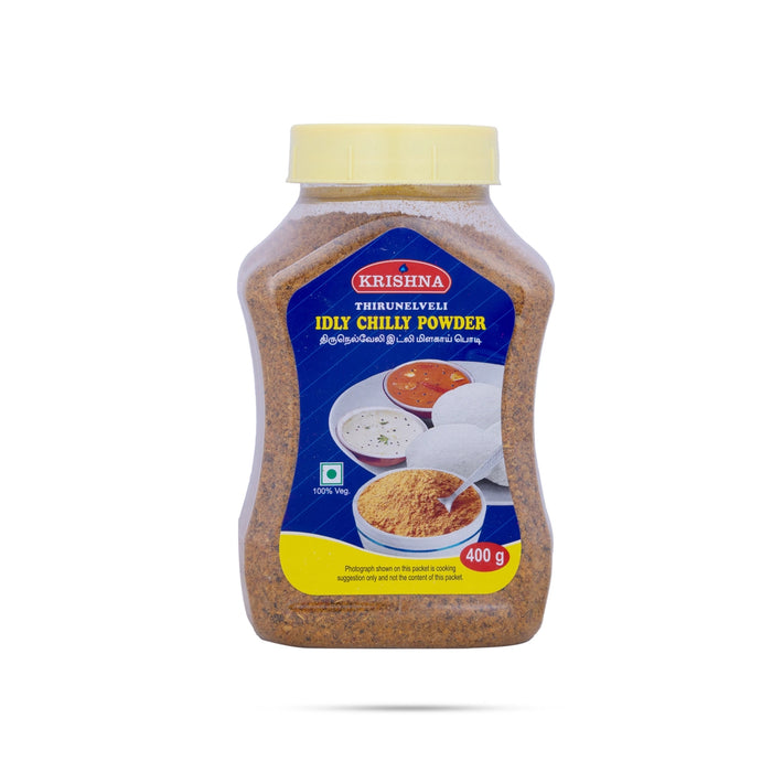 Thirunelveli Idly Chilly Powder - 400 Gms | Idli Chilli Powder/ Idli Podi/ Idli Powder Jar - Instant Mixes