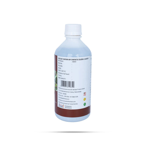 Nannari Juice Bottle - 500 ml | Sarbath Juice/ Nannari Sharbath for Good Health - Health Drink