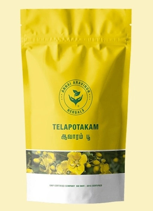 Avaram Poo Podi Zip Pouch - 50 Gms | Telapotakam/ Aavaram Poo Powder - Ayurvedic Mix