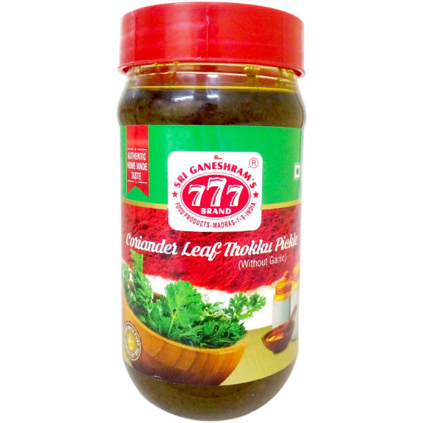 777 Coriander Leaf Pickle - 300 gm