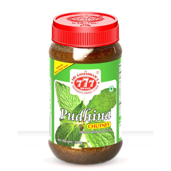 777 Pudhina Leaf Pickle - 300 gm