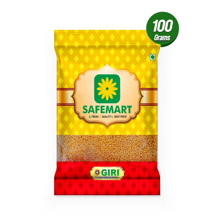 Mustard White - 100 Gms | White Mustard Seeds/ White Sarso/ White Rai Seeds - Spices & Herbs