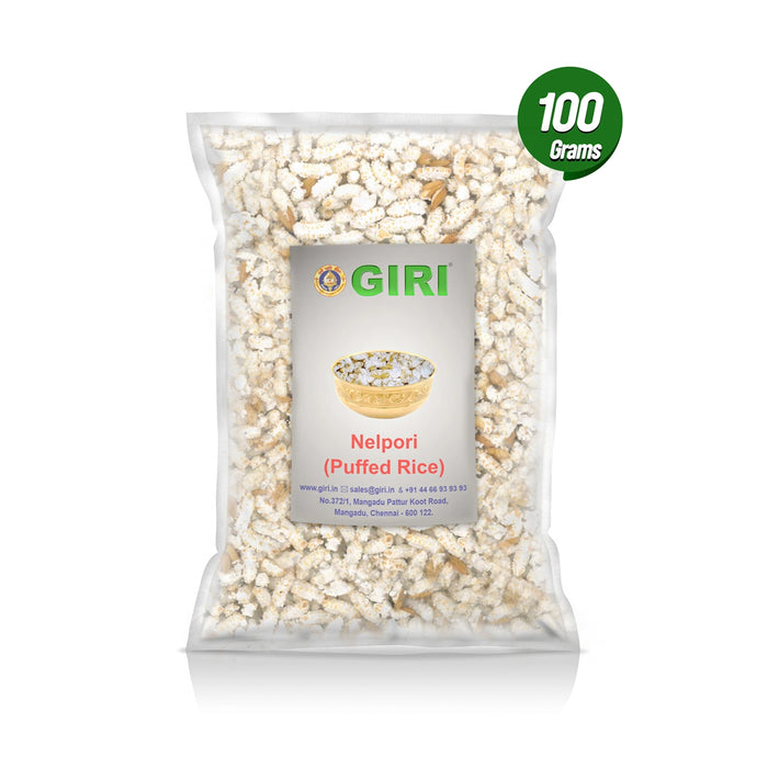 Giri Nel Pori - 100 Gms | Puffed Rice/ Mudhi/ Bhadang/ Murmura/ Kurmura for Homam