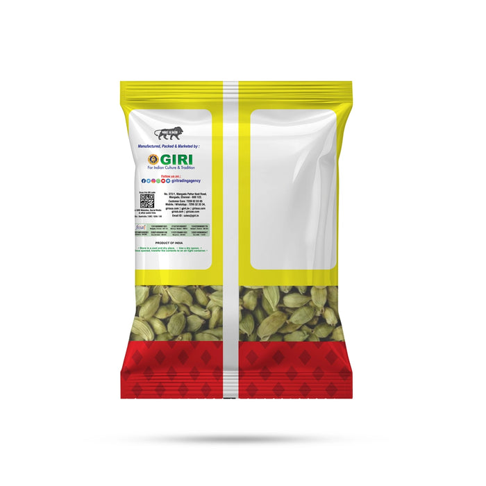 Giri Cardamom - 25 Gms | Yelakkai/ Elaichi/ Aromatic Spices For Flavoring Sweets & Traditional Indian Recipes - Spices & Herbs