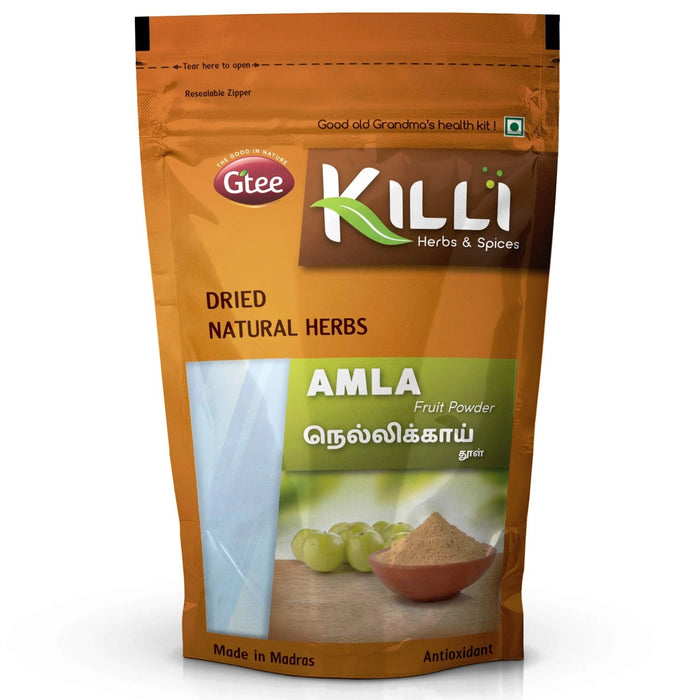Killi Amla Fruit Powder - 100 Gms | Organic Amla Powder/ Gooseberry Powder/ Nellikai Powder for Healthy Life - Ayurvedic Mix