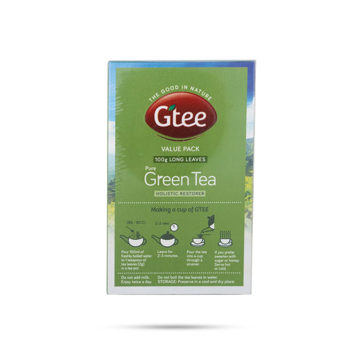 Long Leaves Green Tea Value Pack - 100 Gms | Organic Green Tea/ Holistic Restorer - Coffee & Tea