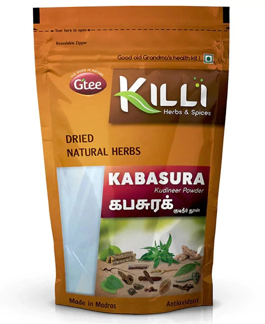 Killi Kabasura Kudineer Powder - 100 Gms | Kashaya Powder/ Kabasura Kudineer Chooranam for Boosting Immunity - Ayurvedic Mix