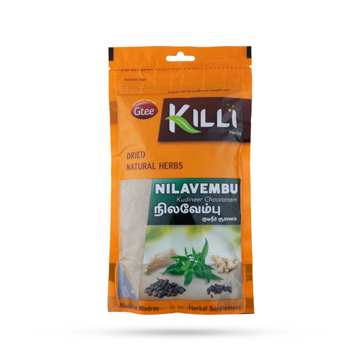 Killi Nilavembu Kudineer Chooranam - 100 Gms | Kalmegh/ Green Chirata/ Kashayam Powder for Boosting Immunity - Ayurvedic Mix