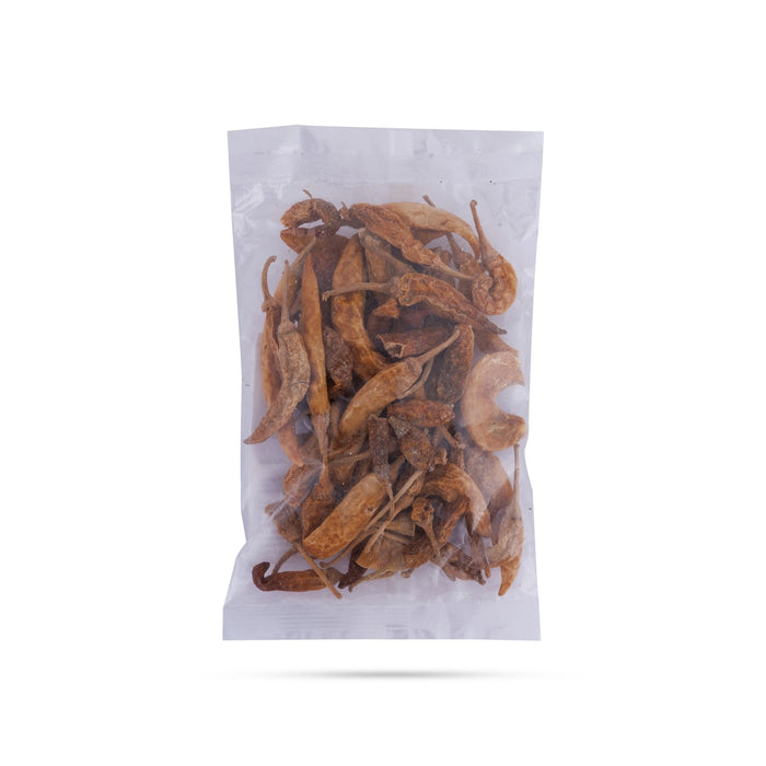 Mor Milagai Vathal- 50Gms | Shivasai Curd Chilli Vadagam/Dahi Mirchi Fryums/ Curd Chilly Vadam For Spicy Flavor - Papad & Vadam