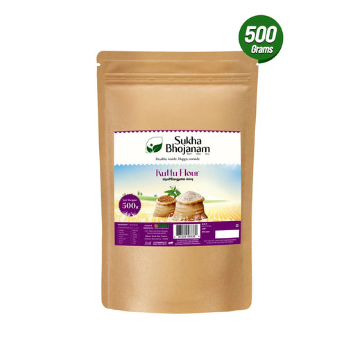 Kuttu Flour - 500 Gms | Neli Godhumai Mavvu /Buck Wheat Flour/ Godhumai Mavvu / Multi Millet Mix/ Instant Mix - Rice & Flours