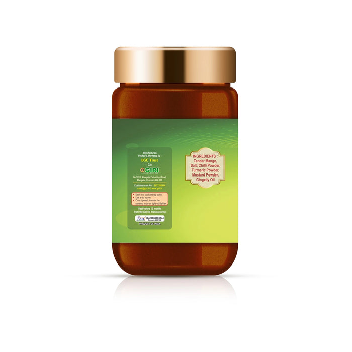 Giri Tender Mango Pickle - 250 Gms | Bhojanam Vadu Mango Achar/ Traditional Pickle/ Vadu Mango Oorugai - Pickles & Chutneys