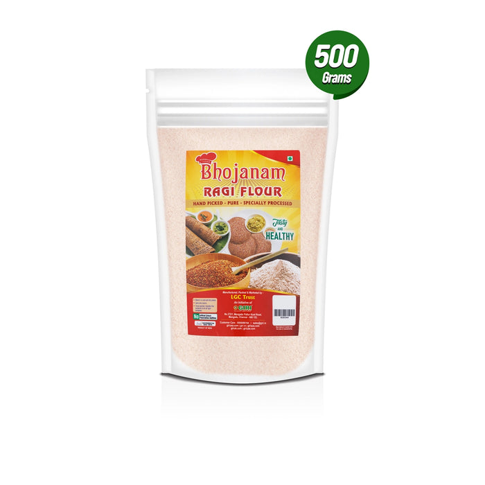 Giri Ragi Flour - 500 Gms | Bhojanam Ragi Atta/ Tasty And Healthy Ragi Powder/ Finger Millet Flour - Rice & Flours