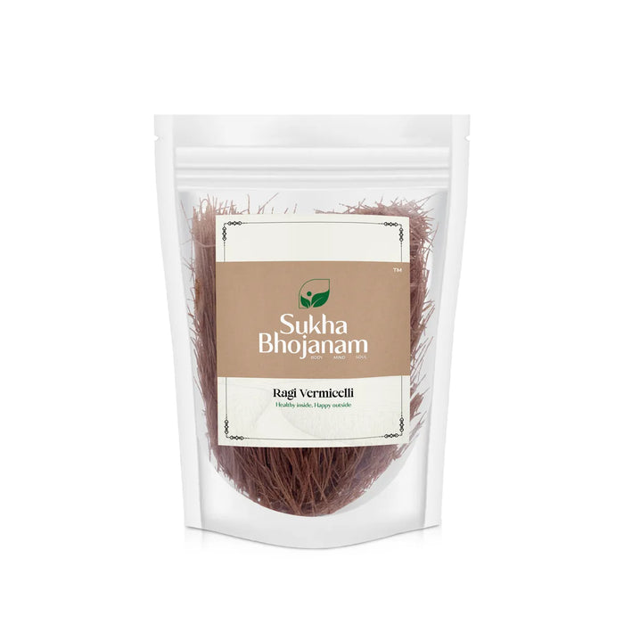 Ragi Vermicelli - 180 Gms | Sukha Bhojanam / Finger Millet / No Maida / Kezhvaragu Semiya For Healthy Cooking - Instant Mixes