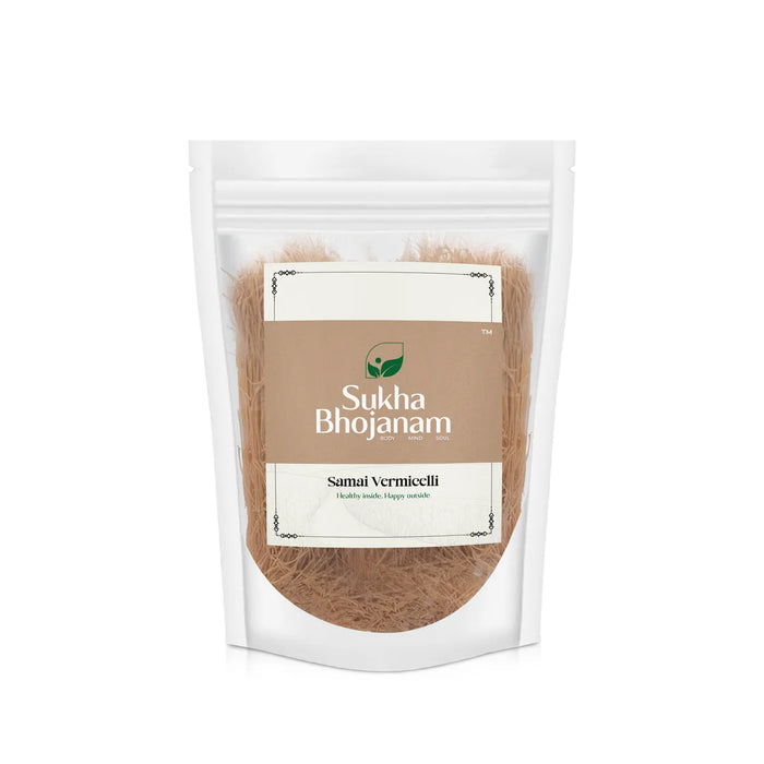 Samai Vermicelli - 180 Gms | Sukha Bhojanam / Little Millet / No Maida / Kutki Semiya For Nutritious Home Cooking - Instant Mixes