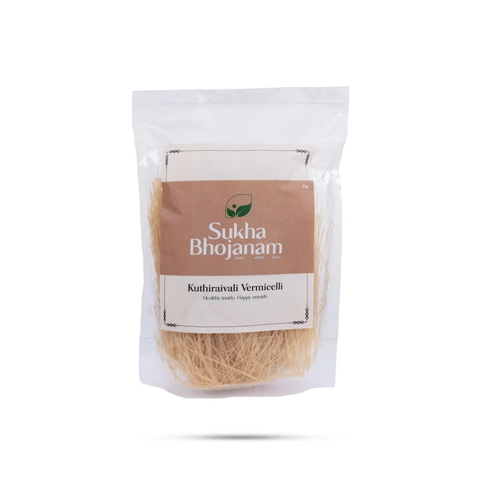 Kuthiraivali Vermicelli - 180 Gms | Sukha Bhojanam / Barnyard Millet / No Maida / Sanwa Semiya For Healthy Breakfast