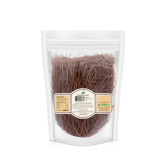 Multi Millet Vermicelli - 180 Gms | Sukha Bhojanam / Mixed Millet Semiya / No Maida / For Quick And Tasty Meals - Instant Mixes