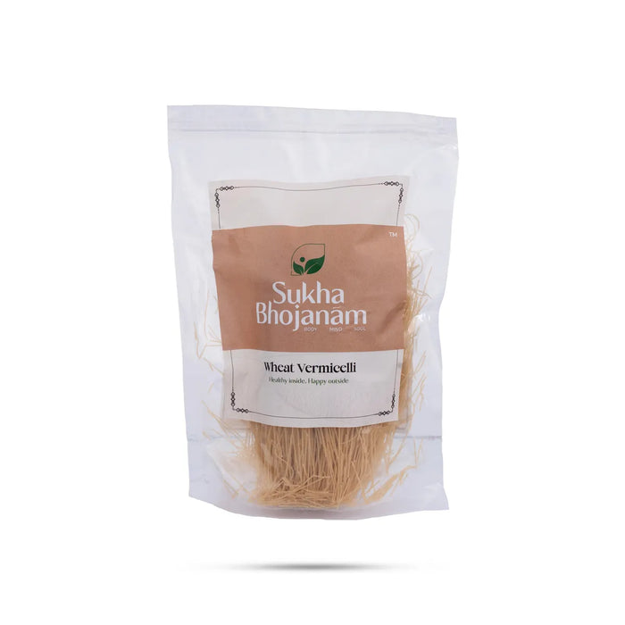 Wheat Vermicelli - 180 Gms | Sukha Bhojanam / Wheat Semiya / No Maida / Kodumai Semiya For Light And Healthy Cooking