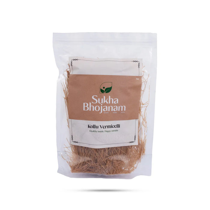 Kollu Vermicelli - 180 Gms | Sukha Bhojanam / Horse Gram / No Maida / For Nutritious Cooking