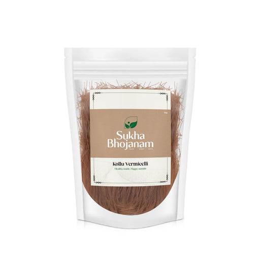 Kollu Vermicelli - 180 Gms | Sukha Bhojanam / Horse Gram / No Maida / For Nutritious Cooking - Instant Mixes