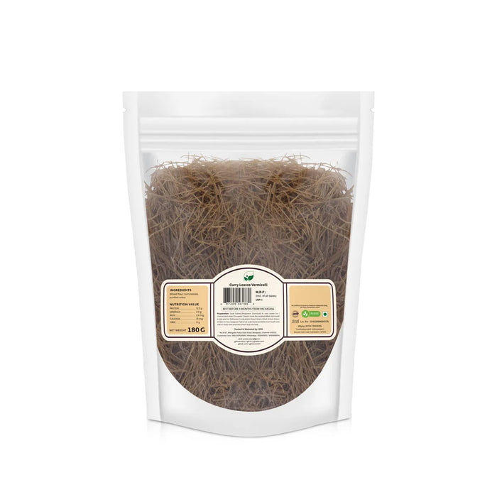 Curry Leaves Vermicelli - 180 Gms | Sukha Bhojanam / No Maida / Karuveppilai Semiya For Healthy Daily Meals - Instant Mixes