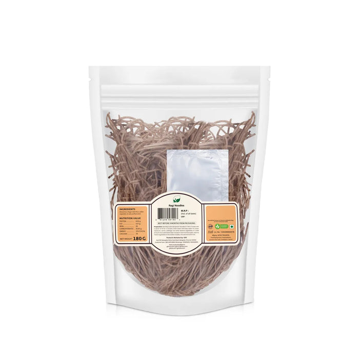 Ragi Noodles - 180 Gms | Sukha Bhojanam / Finger Millet / No Maida / Kezhvaragu Noodles For Healthy Daily Meals - Instant Mixes