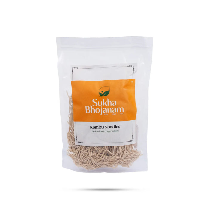 Kambu Noodles - 180 Gms | Sukha Bhojanam / Bajra Noodle / No Maida / Pearl Millet Noodle For Quick And Tasty Meals