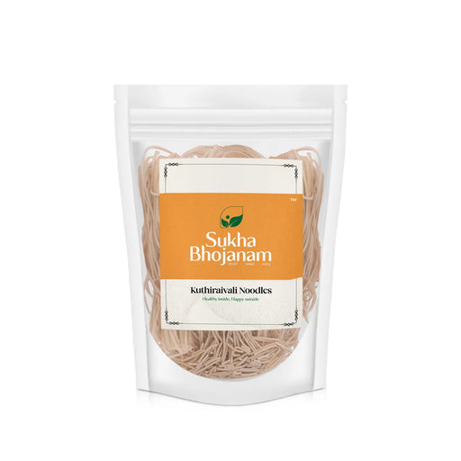 Kuthiraivali Noodles - 180 Gms | Sukha Bhojanam / Barnyard Millet / No Maida / Sanwa Noodles For Healthy Recipes - Instant Mixes