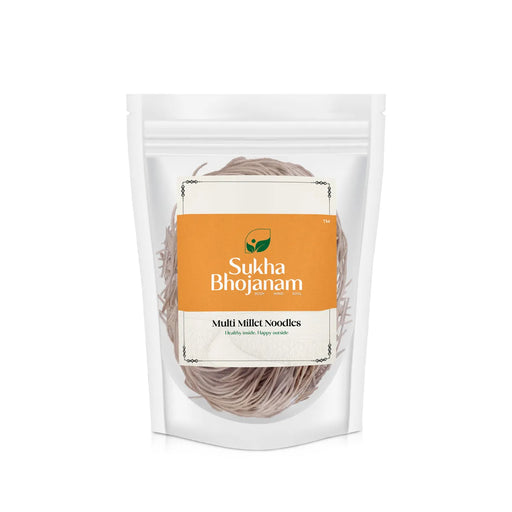Multi Millet Noodles - 180 Gms | Sukha Bhojanam / Mixed Millet / No Maida / For Tasty And Healthy Meals - Instant Mixes