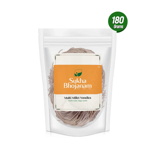 Multi Millet Noodles - 180 Gms | Sukha Bhojanam / Mixed Millet / No Maida / For Tasty And Healthy Meals - Instant Mixes