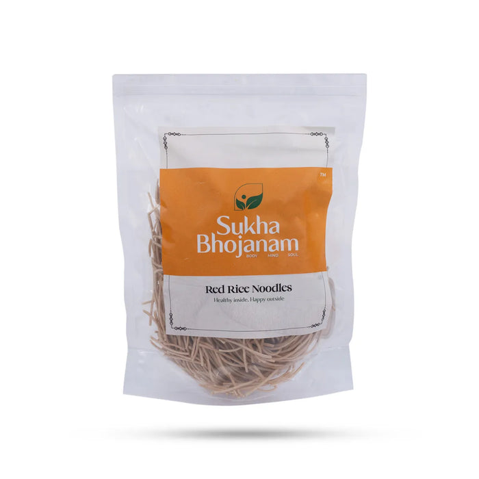 Red Rice Noodles - 180 Gms | Sukha Bhojanam / No Maida / Red Rice Millet / For Nutritious Daily Meals