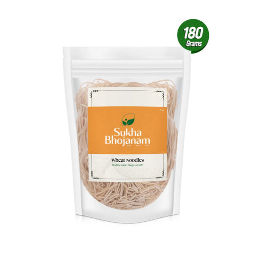 Wheat Noodles - 180 Gms | Sukha Bhojanam / Whole Wheat / No Maida / Kodumai Noodles For Simple And Healthy Cooking - Instant Mixes