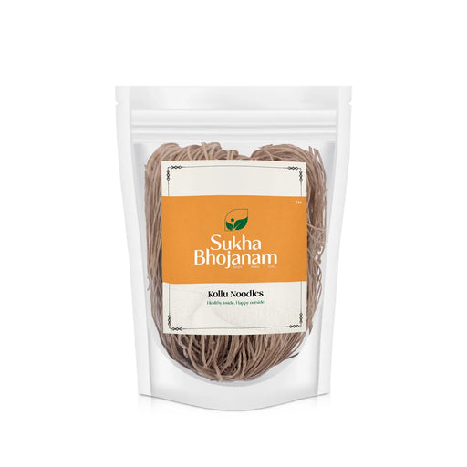 Kollu Noodles - 180 Gms | Sukha Bhojanam / Horse Gram / No Maida / Noodles For Nutritious Daily Meals - Instant Mixes