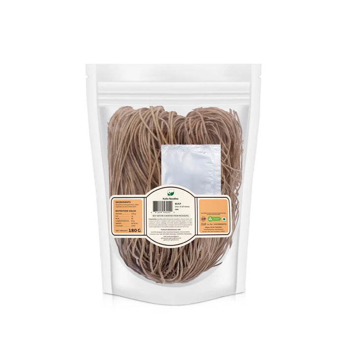 Kollu Noodles - 180 Gms | Sukha Bhojanam / Horse Gram / No Maida / Noodles For Nutritious Daily Meals - Instant Mixes