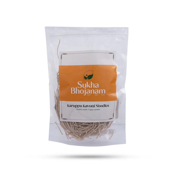 Karuppukavuni Noodles - 180 Gms | Sukha Bhojanam / Black Rice Millet / No Maida / For Healthy Meals