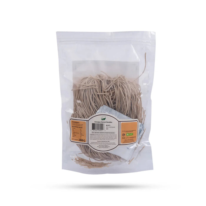 Karuppukavuni Noodles - 180 Gms | Sukha Bhojanam / Black Rice Millet / No Maida / For Healthy Meals