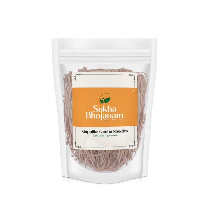 Mapillai Samba Noodles - 180 Gms | Sukha Bhojanam / No Maida / Traditional Millet Noodles For Daily Meals - Instant Mixes