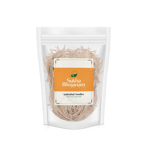 Kaikuthal Noodles - 180 Gms | Sukha Bhojanam / Hand-Pounded / No Maida / Rice Noodles For Healthy Meal Prep - Instant Mixes