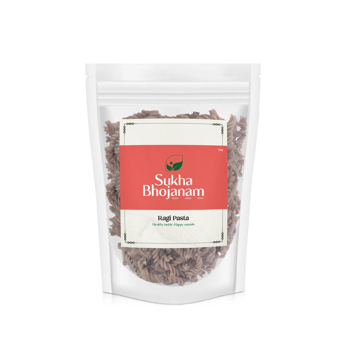 Ragi Pasta - 180 Gms | Sukha Bhojanam / Finger Millet / No Maida / Kezhvaragu Pasta For Healthy Daily Meals - Instant Mixes