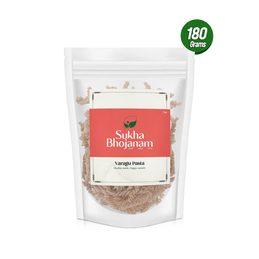 Varagu Pasta - 180 Gms | Sukha Bhojanam / Kodo Millet / No Maida / Kodra Pasta For Healthy Meal Recipes - Instant Mixes