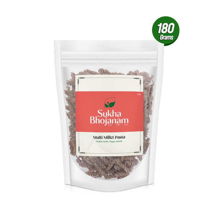 Multi Millet Pasta - 180 Gms | Sukha Bhojanam / Mixed Millet / No Maida Pasta For Quick And Healthy Meals - Instant Mixes
