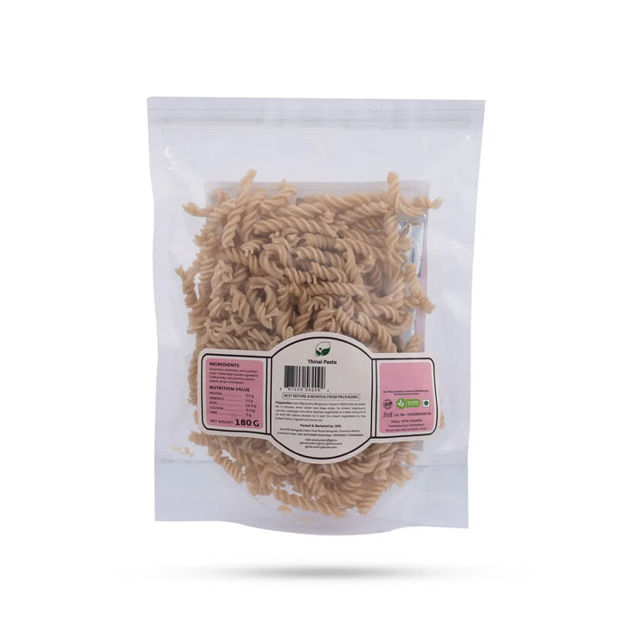 Thinai Pasta - 180 Gms | Sukha Bhojanam / Foxtail Millet / No Maida / Kangni Pasta For Nutritious Daily Cooking