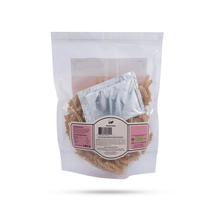 Samai Pasta - 180 Gms | Sukha Bhojanam / Little Millet / No Maida / Kutki Pasta For Nutritious Home Meals