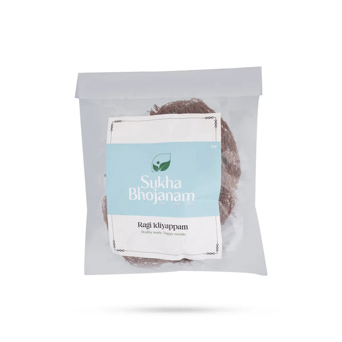 Ragi Idiyappam - 100 Gms | Sukha Bhojanam / Millet Noolappam / No Maida / Ready Made Idiyappam For Healthy Meals