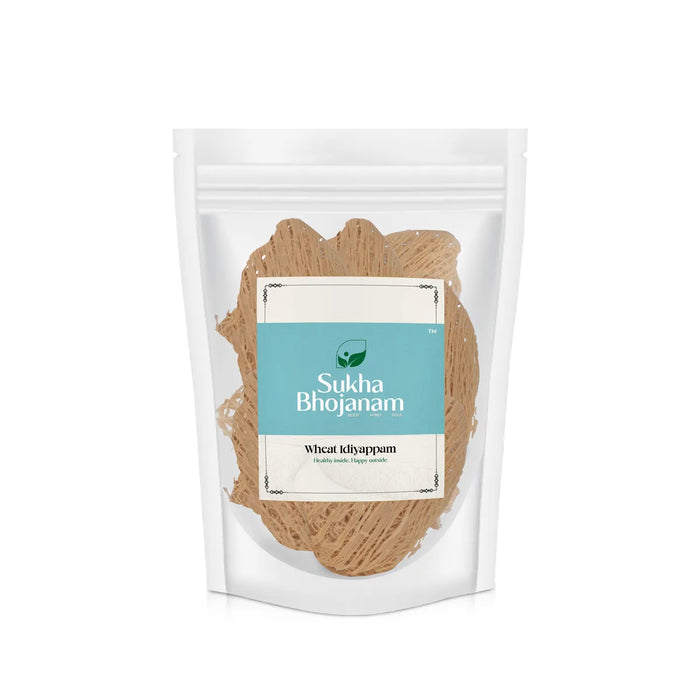 Wheat Idiyappam - 100 Gms | Sukha Bhojanam / Ready Made Rice Noodles / No Maida / For Light And Easy Meal Prep - Instant Mixes