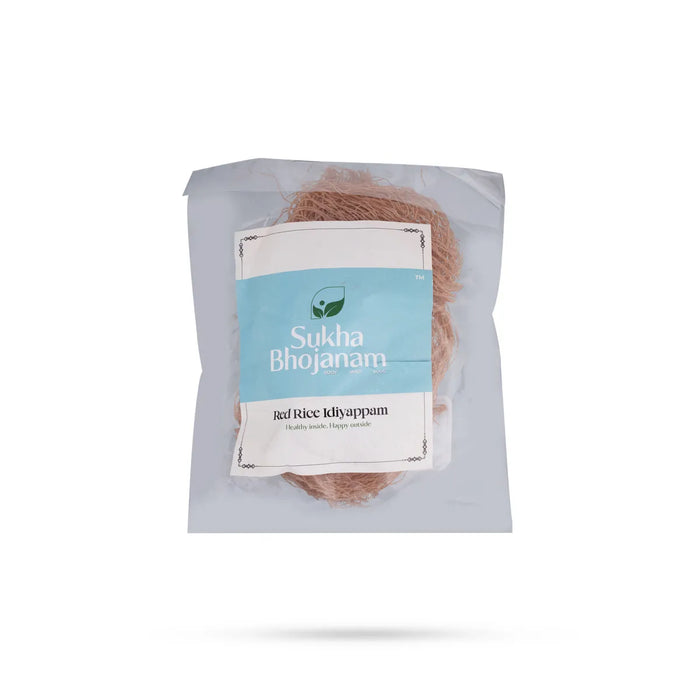 Red Rice Idiyappam - 100 Gms | Sukha Bhojanam / Millet Idiyappam / No Maida / Ready Made Noolappam For Daily Meals